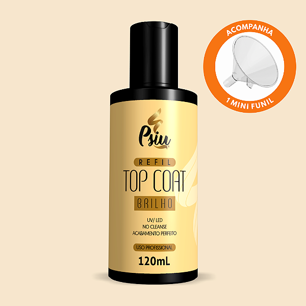Psiu - Top Coat Refil 120ml