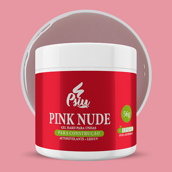 Psiu - Gel Hard Pink Nude 56g