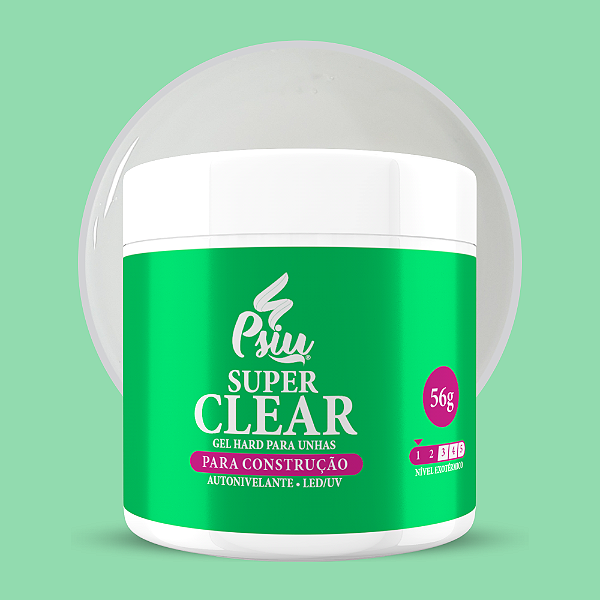 Psiu - Gel Hard Super Clear 56g