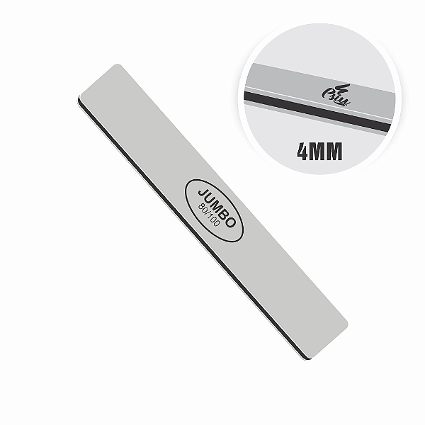 Psiu - Lixa Jumbo 4mm 80/100