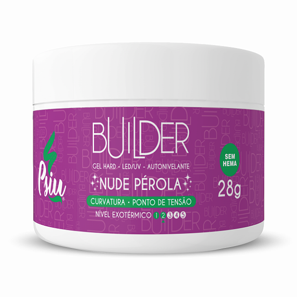 Psiu - Gel Linha Builder Nude Pérola 28g