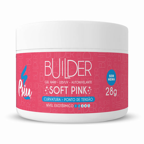 Psiu - Gel Linha Builder Soft Pink 28g