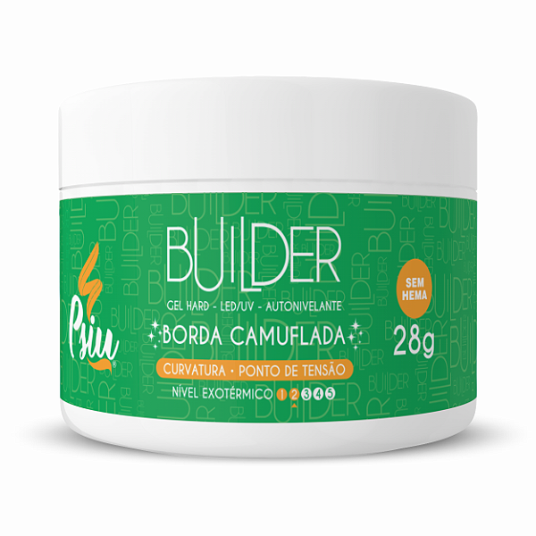 Psiu - Gel Linha Builder Borda Camuflada 28g