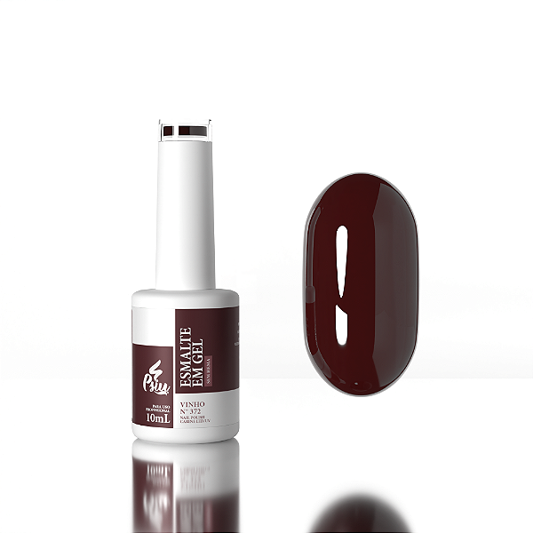 Psiu - Esmalte em Gel Led/UV N° 372 Vinho 10ml