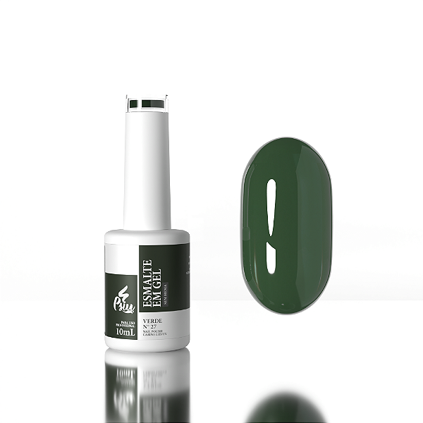 Psiu - Esmalte em Gel Led/UV N° 27 Verde 10ml
