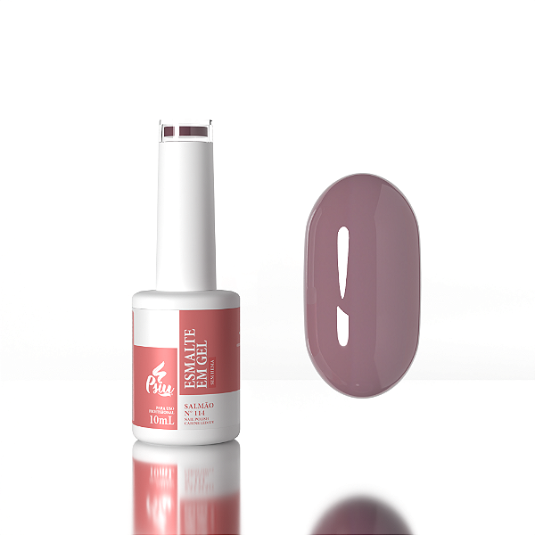 Psiu - Esmalte em Gel Led/UV N° 114 Salmão 10ml