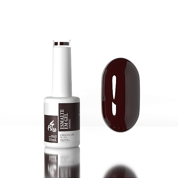 Psiu - Esmalte em Gel Led/UV N° 371 Chocolate 10ml
