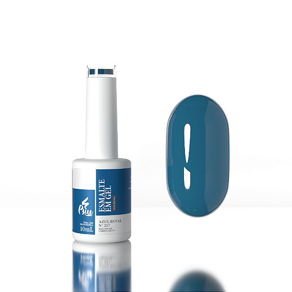 Psiu - Esmalte em Gel Led/UV N° 217 Azul Royal 10ml
