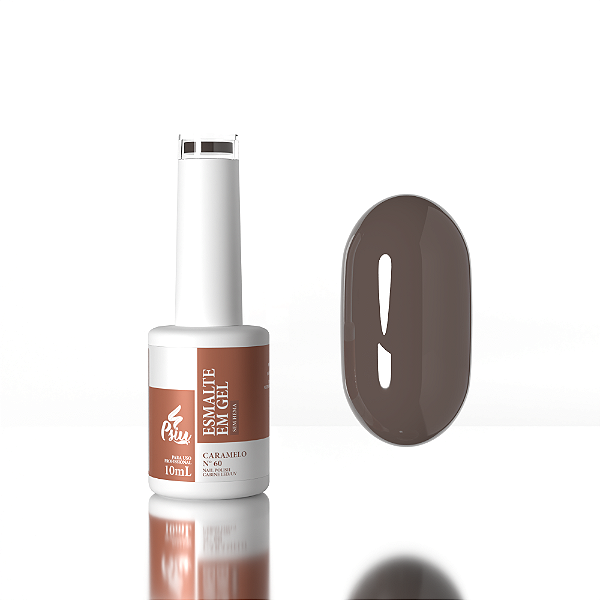 Psiu - Esmalte em Gel Led/UV N° 60 Caramelo 10ml