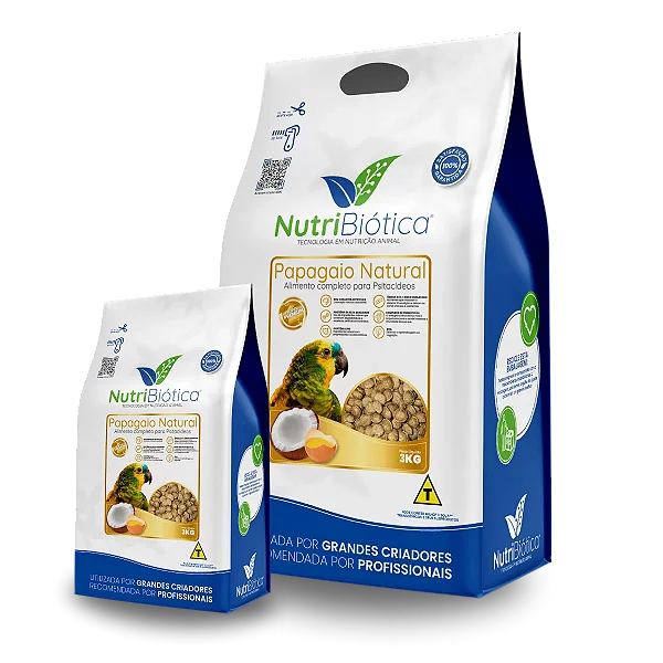 EXTRUSADA PAPAGAIO NATURAL