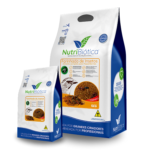 NUTRIBIÓTICA FARINHADA BUGS DE INSETOS TORNEIO