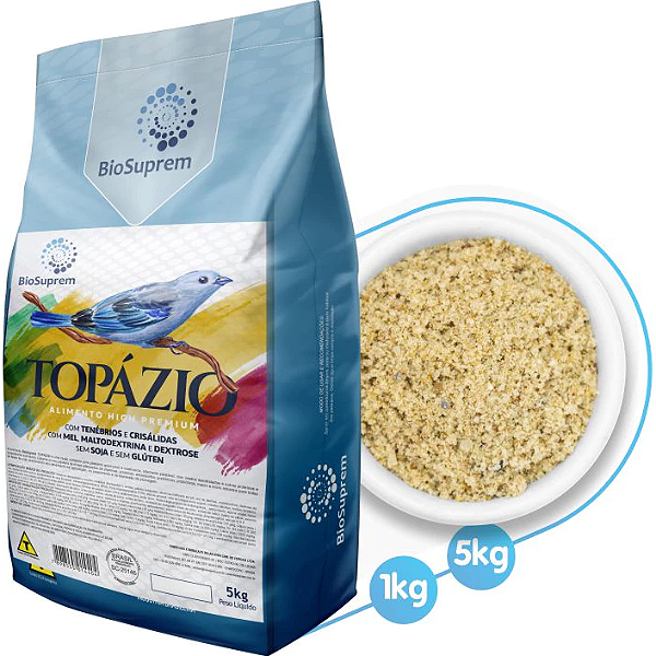 Farinhada BioSuprem TOPÁZIO High Premium - 1kg