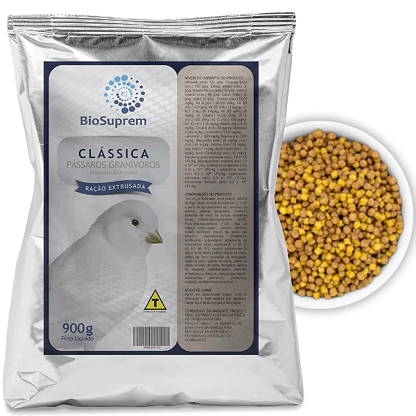 Extrusada BioSuprem Clássica 900g - Canario
