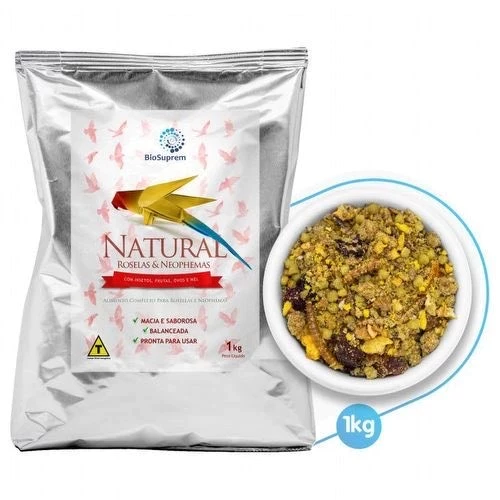Farinhada BioSuprem Natural Roselas & Neophemas - 1kg