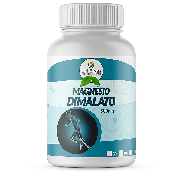 MAGNESIO DIMALATO 500mg 120 CAPSULAS