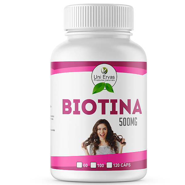 BIOTINA 500mg 120 CAPSULAS
