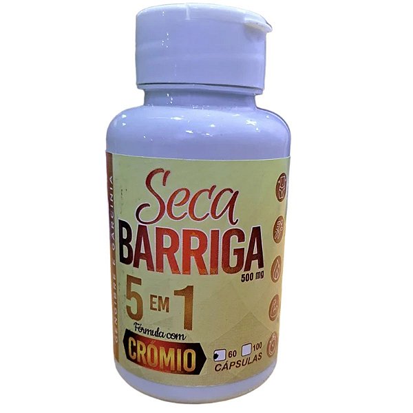 SECA BARRIGA 5 EM 1 100 CAPS