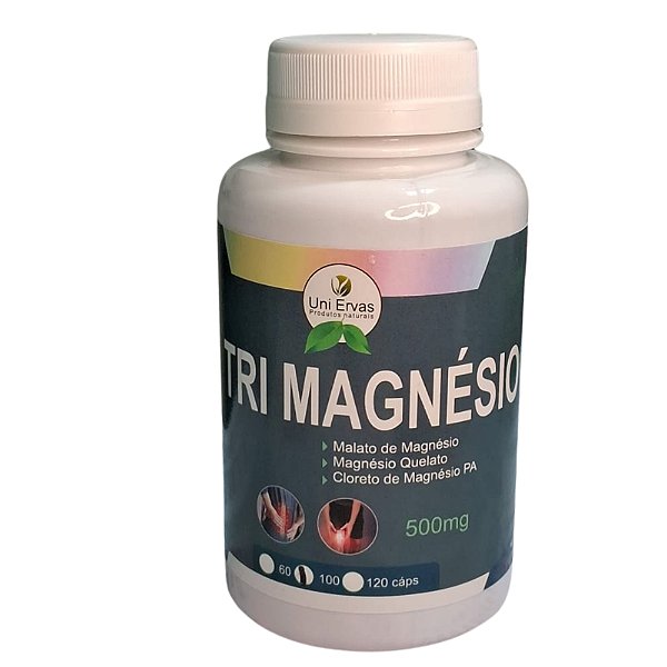 TRI MAGNÉSIO 500MG 100 CAPS