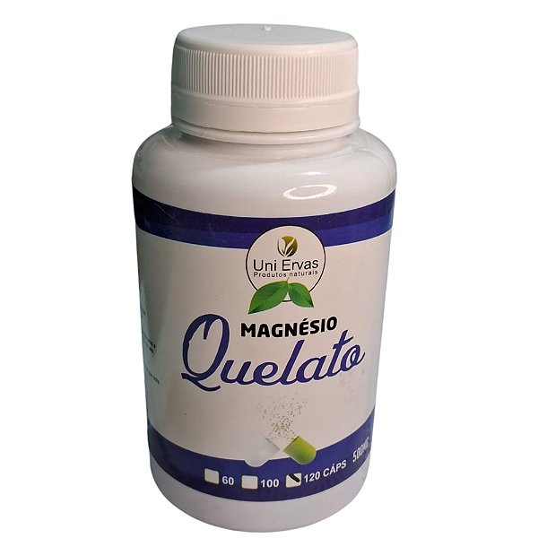 MAGNÉSIO QUELATO 500MG  120 CAPS