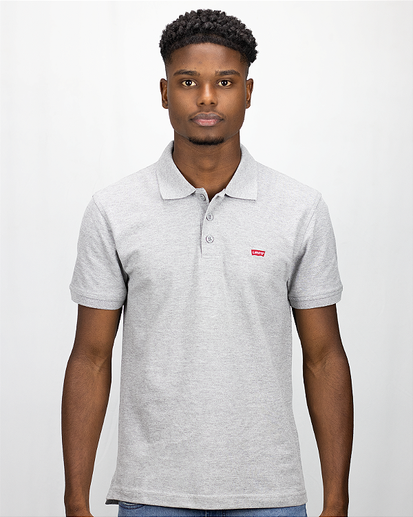 Camisa Polo Levi's® Cinza