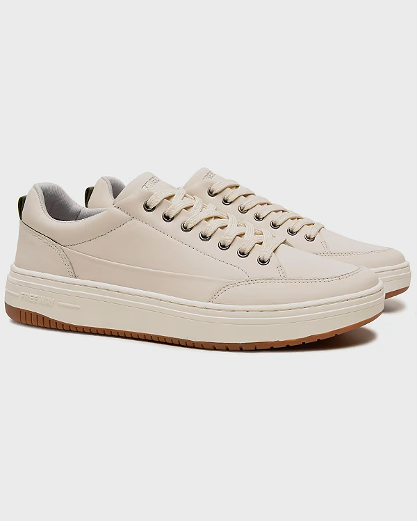 Tênis Casual Masculino Freeway EVO01 4180 Couro Branco