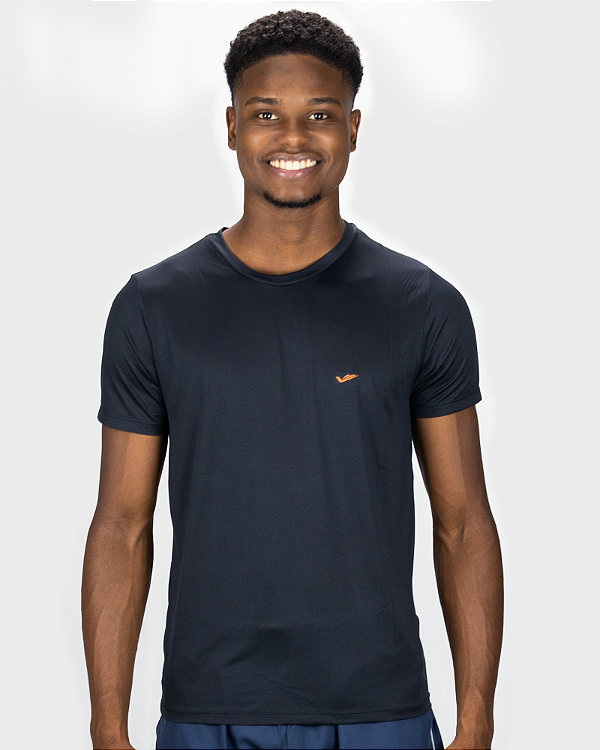 Camiseta Dry-Fit Masculina Esportiva Elite Preta