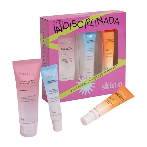 Kit Presente Mini Skin.q Indisciplinada (3 itens) Quem Disse Berenice
