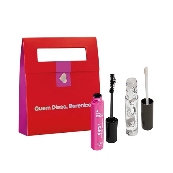 Kit Presente dos Sonhos Rímel + Gloss Transparente Vinildex (2 itens) Quem Disse Berenice
