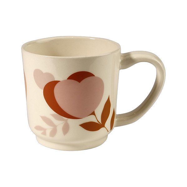 Caneca Floral 300ml Cacau Show