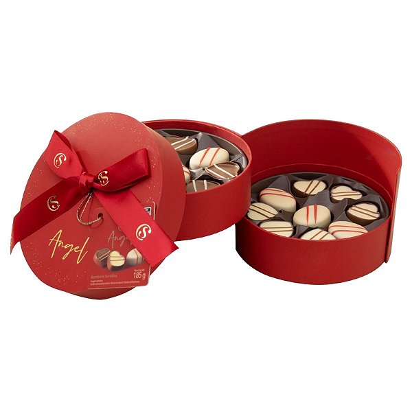 Caixa de Bombons Angel Sortidos Porta-Joias 185g Cacau Show