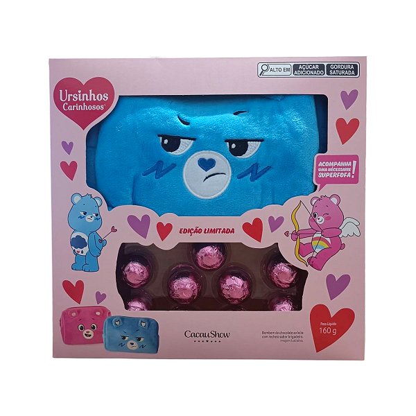 Nécessaire Ursinhos Carinhosos Azul 160g Cacau Show