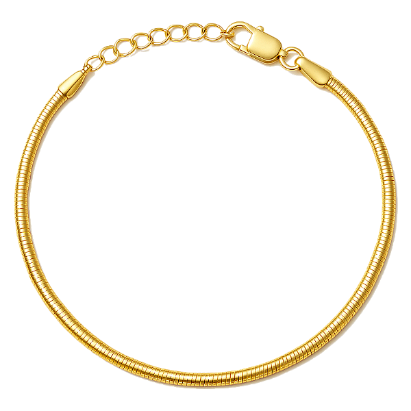 Pulseira Rabo de Rato - Banhada a Ouro 18k