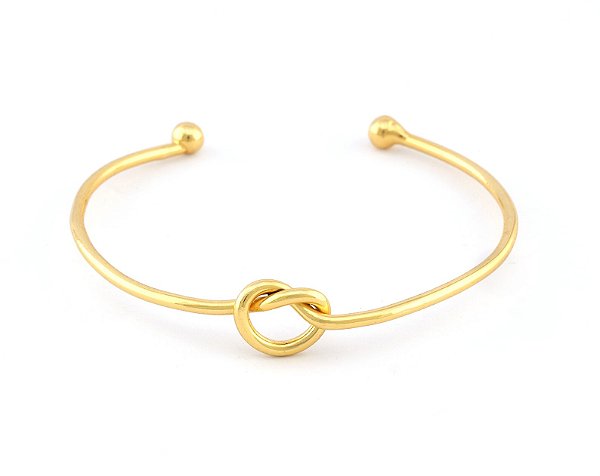 Bracelete Nó - Banhado a Ouro 18k