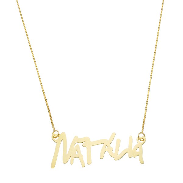 Colar Veneziana com Nome Personalizado