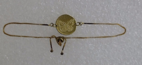 Pulseira Medalha Borboleta