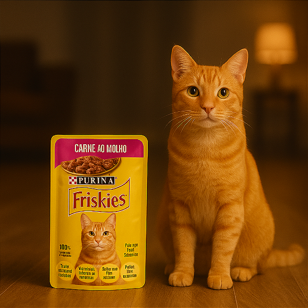 Sache Friskies gatos - Sabor Carne 85g