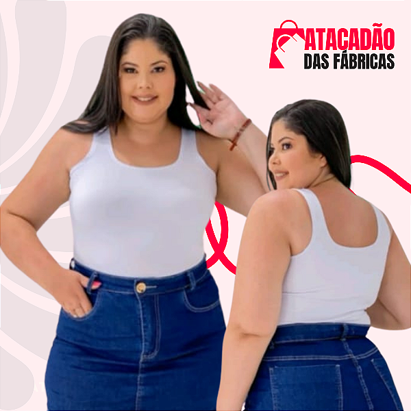 PLUS SIZE REGATA LISA (10 UNIDADES)