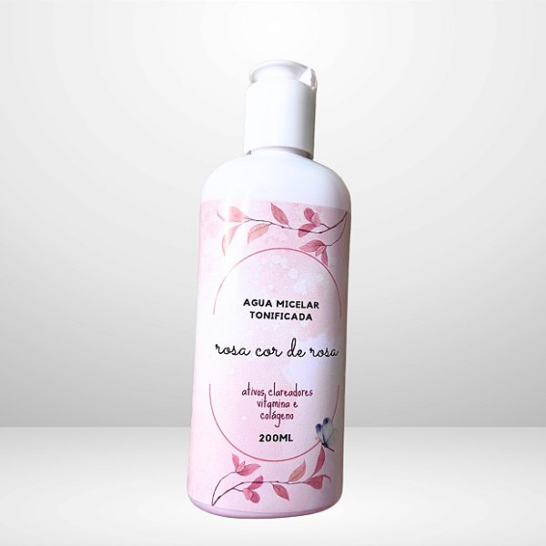 ÁGUA MICELAR ROSA COR DE ROSA 200ML
