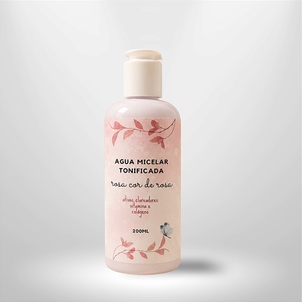 ÁGUA MICELAR ROSA COR DE ROSA 200ML