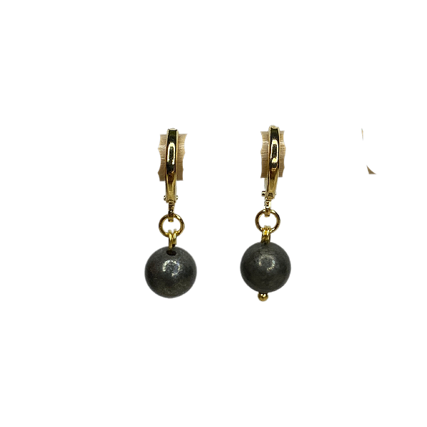 Argolinha Cristal Pirita