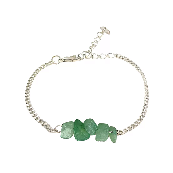Pulseira Cristal Quartzo Verde