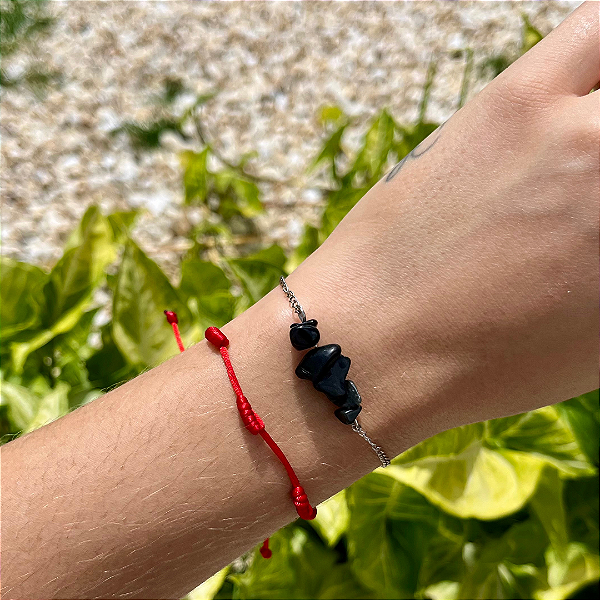 Kit Pulseiras de Proteção Prateado