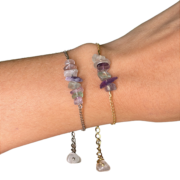 Pulseira Cristal Fluorita
