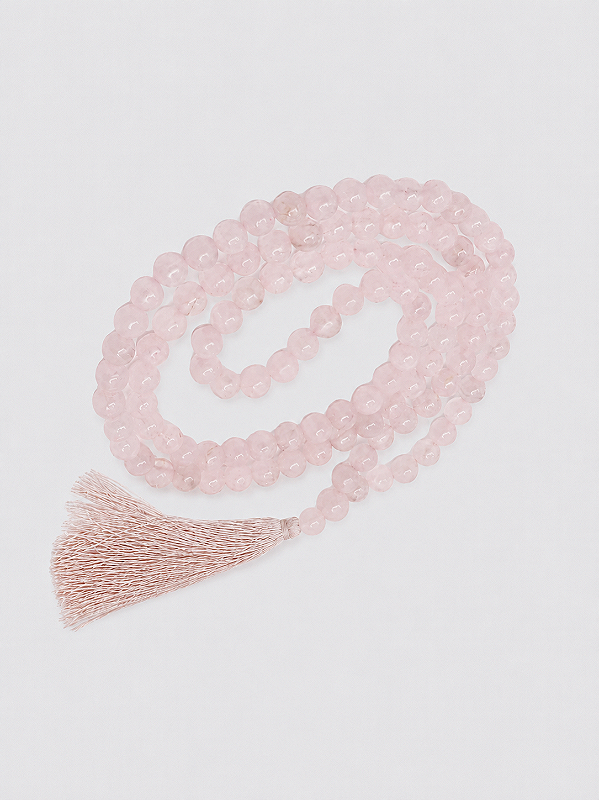 Japamala de Quartzo Rosa