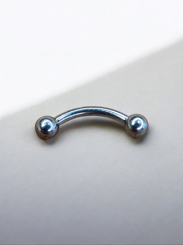 Barbell Curvo Titânio