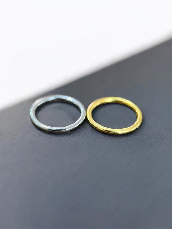 Nariz Argola Lisa Clicker Titânio