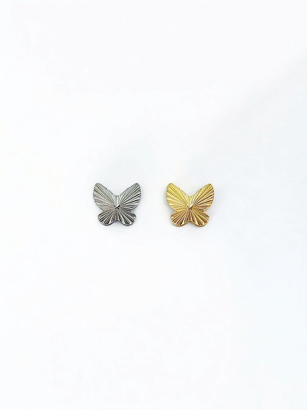Labret Borboleta Titânio