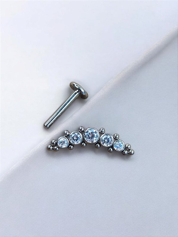 Cluster com Zircônias e Esferas Titânio