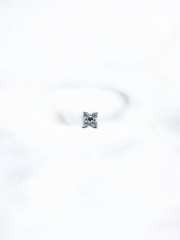 Labret 4 Zircônias Titânio