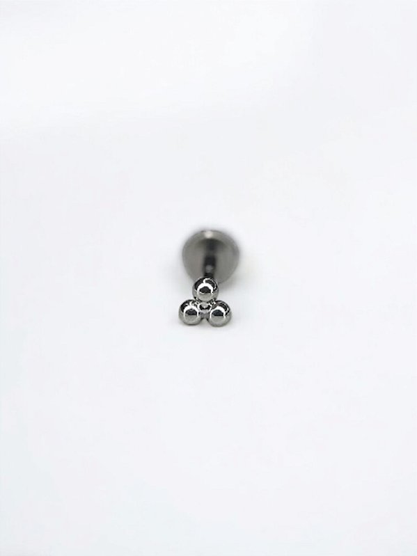 Labret Trinity Esferas Mini Titânio